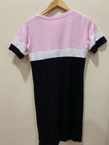 Color Block T-Shirt Dress