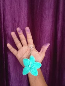 Handmade Flower Keychain