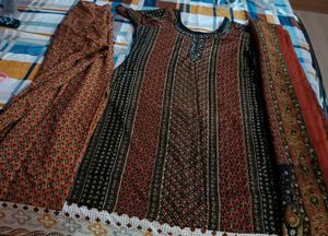 Beautiful Ethnic Kurta Set, own steeched,