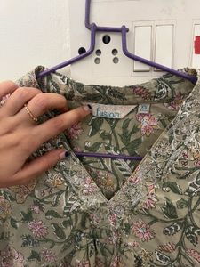 Bohemian Floral Print Kurta