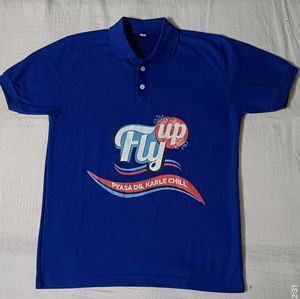 Men's Blue Graphic T-Shirt
