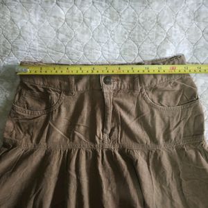 Imported Cordroy Skirt