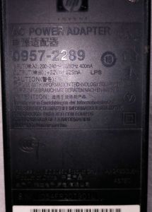 HP Printer/Scanner Power Adapter (original)
