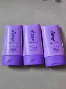 pack of 3 Arey Blueberry + Ceramides Sunscreen 45m