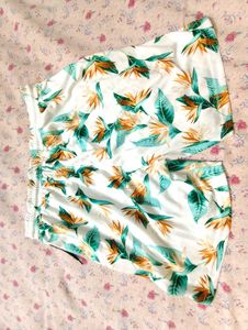 Tropical Print Shorts + Shirt