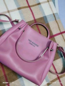 Ted Baker London Pink Leather Handbag