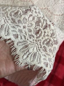 Pink Lace Sweater Top