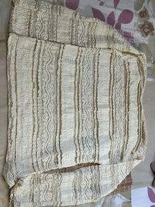 Elegant Cream Lace Blouse