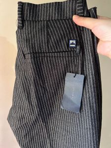 Prada office-siren pinstripe pants