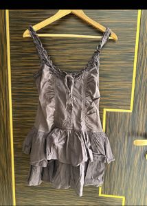 Ruffle Skater Dress looks cute on you