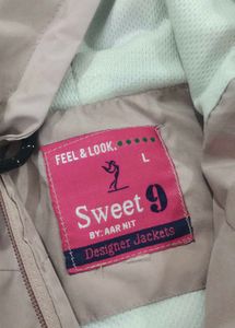 Light Pink Hooded Jacket