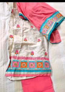 Combo -Kurta Set unstchd with Dupatta + palazzo