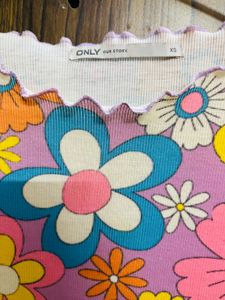 Retro Floral Crop Top