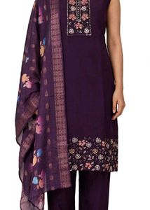 Elegant Purple Kurta Set with Dupatta