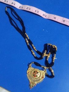 Elegant Gold Plated Mangalsutra Pendant