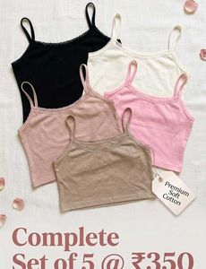 Pack of 5 Basic Camisole Tops