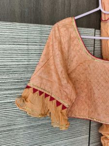 Peach Lehanga Cover up