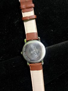 Classic Brown Leather Strap Watch