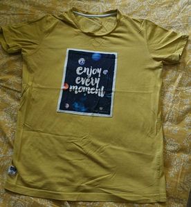 Yellow Graphic Print T-Shirt