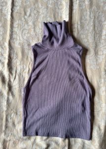 ZARA Sleeveless Turtleneck Top