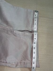 Women's Beige Skinny Fit Pants