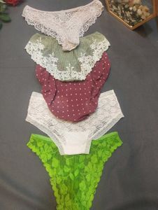 Lace &amp; Polka Dot Panties (Set of 5)💥