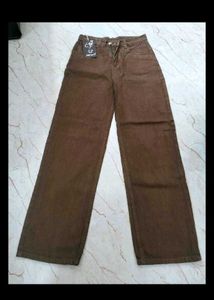 Brown Wide Leg Pants