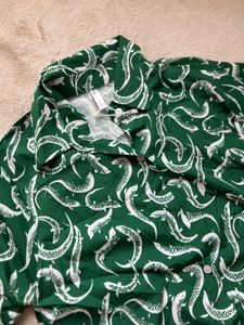 Green Printed Co-ord Set