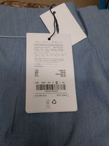 Light Blue Denim Wide Leg Jeans for Women