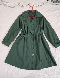 dark Green Lightweight Trench Coat size M