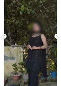 Elegant Black Sequined Kurta Palazzo Set