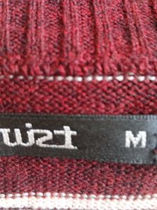 brown sweatshirt
