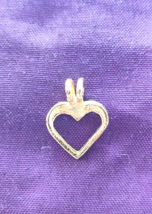Archies💛 Heart shape gold plated pendant