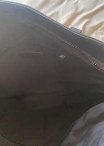 CROSS Black Faux Leather Tote Bag