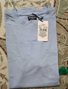 Light Blue Casual T-Shirt