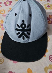 Stylish Grey and Black Baseball Cap