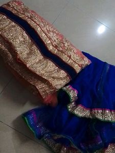 New Net Lehanga With Choli