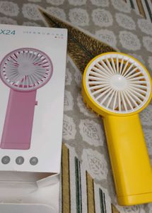 X24 Mini USB Rechargeable Handheld Fan