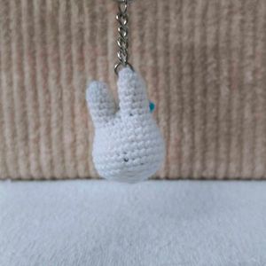 Crochet Bunny Keychain