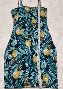 Very Beautiful Shein Pineapple Print Dress