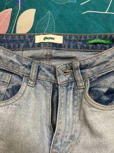 Stylish Wide Leg Ombre Jeans