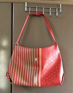Stylish Striped Shoulder Handbag