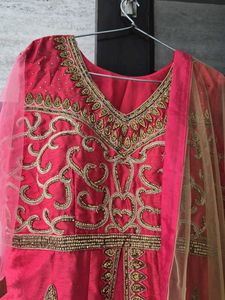lehenga (long kurta and skirt style with dupatta
