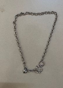 Heart Charm Silver Chain Necklace
