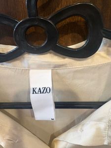 Satin Button-Up Shirt