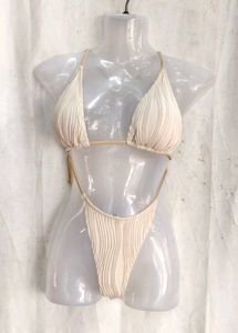 Textured Bikini Set