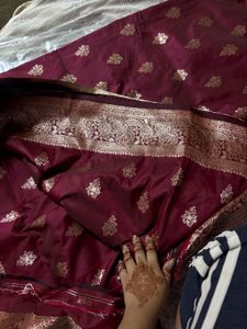 Designer Banarasi saree with blouse (Women’s)