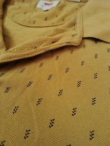Men's Mustard Polo T-Shirt 👕