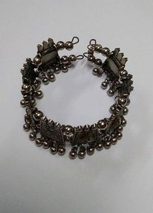Boho Silver Tone Bracelet