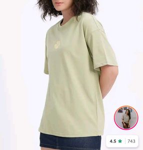 Light Green Graphic T-Shirt